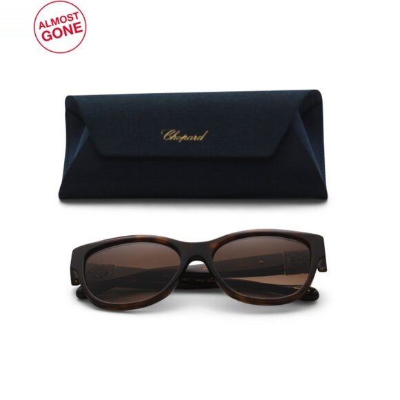 CHOPARD tortoise 55mm Sunglasses